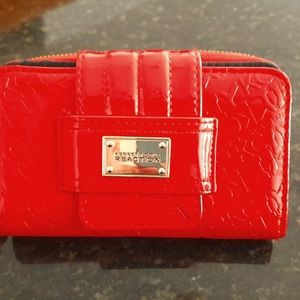Kenneth Cole REACTION Clutch wallet, patent red.
